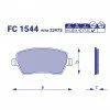 Лот: 14634632. Фото: 1. FC1544 Колодки тормозные перед... Запчасти