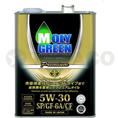 Лот: 16004149. Фото: 1. Moly Green Premium 5w30 SN/GF-5. Масла, жидкости