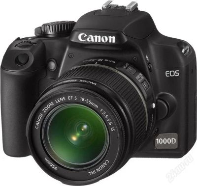 Лот: 1205097. Фото: 1. Canon 1000d kit. Цифровые зеркальные