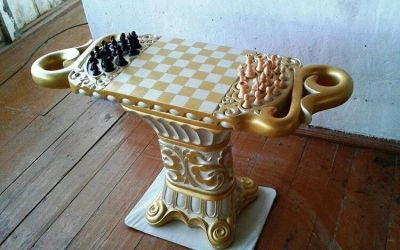 Лот: 11463971. Фото: 1. Шахматный столик. Другое (специализированная мебель)