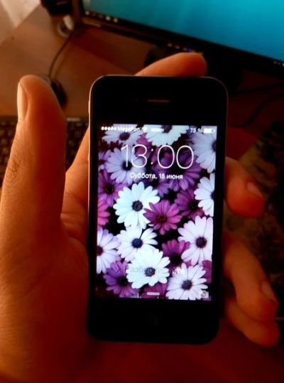 Лот: 7719706. Фото: 1. Iphone 4 16 GB в идеальном состоянии... Смартфоны