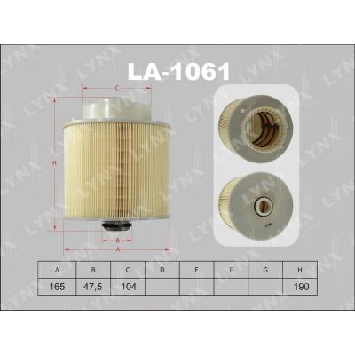 Лот: 13356896. Фото: 1. Lynx LA-1061 Воздушный фильтр. Расходные материалы