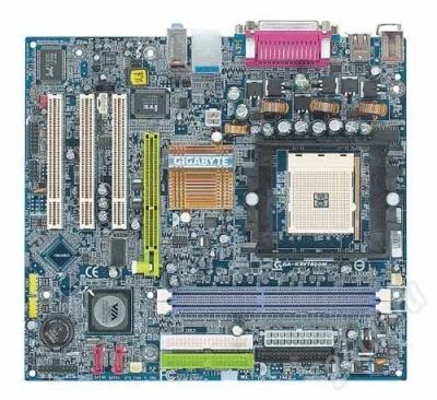 Лот: 384417. Фото: 1. Материнская плата Gigabyte GA-K8VT800M... Материнские платы