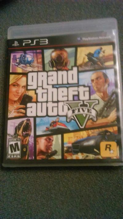 Лот: 9050747. Фото: 1. GTA V [Grand Theft Auto V, GTA... Игры для консолей