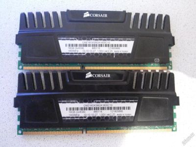 Лот: 6200850. Фото: 1. Память DDR-3 16Gb ( 2x8GB) corsair. Оперативная память