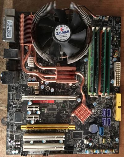 Лот: 11090537. Фото: 1. Материнская плата MSI P35 Neo2... Материнские платы
