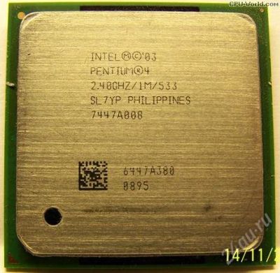 Лот: 936631. Фото: 1. Intel Pentium 4 2.4 GHz. Процессоры