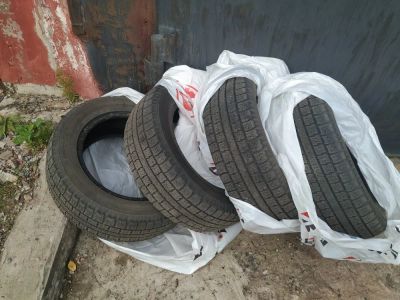 Лот: 14651035. Фото: 1. Шины зимние Garit 195/60R15. Шины