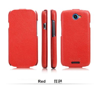 Лот: 7551302. Фото: 1. Чехол-флип для HTC One S, красный. Чехлы, бамперы
