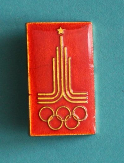 Лот: 9946106. Фото: 1. Знак: Символ Олимпиады 1980 год... Сувенирные