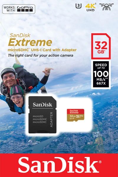Лот: 9948475. Фото: 1. Карта памяти microSD HC 32 GB... Карты памяти