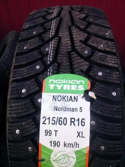 Лот: 4504285. Фото: 1. 215 60r16 Nokian Nordman-5, Новые... Шины