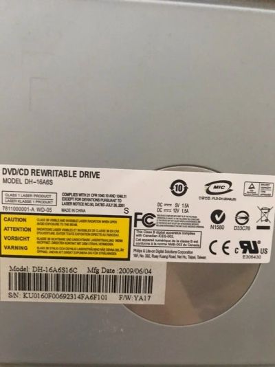 Лот: 15258785. Фото: 1. дисковод. Приводы CD, DVD, BR, FDD