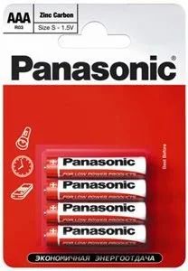 Лот: 12949280. Фото: 1. Батарейка Panasonic Zinc Carbon... Батарейки, аккумуляторы, элементы питания