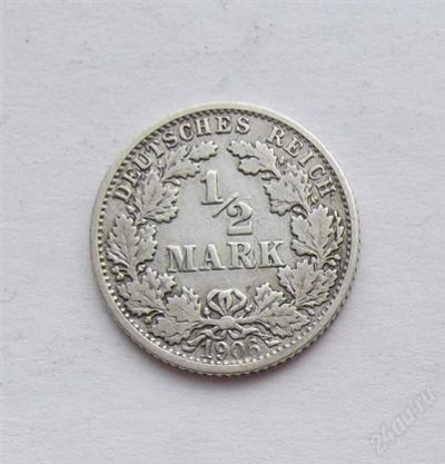 Лот: 2572647. Фото: 1. 1/2 марки 1906. Германия и Австрия