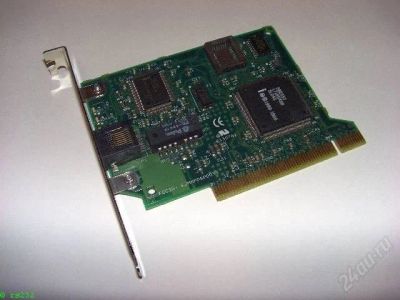 Лот: 90466. Фото: 1. Сетевая карта Intel 100Mb (PCI... Платы расширения, контроллеры, доп. порты