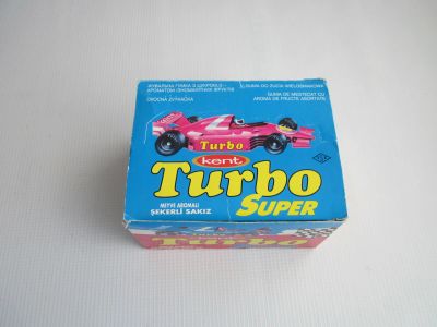 Лот: 16275479. Фото: 1. Коробка Turbo Super. Наклейки, фантики, вкладыши