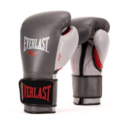 Лот: 22353408. Фото: 1. Боксерские перчатки Everlast Powerlock... Одежда для боевых искусств