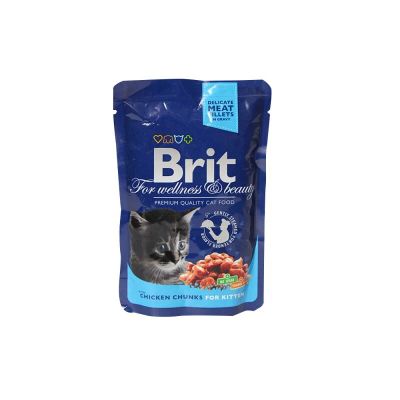 Лот: 10398931. Фото: 1. Корм Brit Premium Для Котят Кусочки... Корма