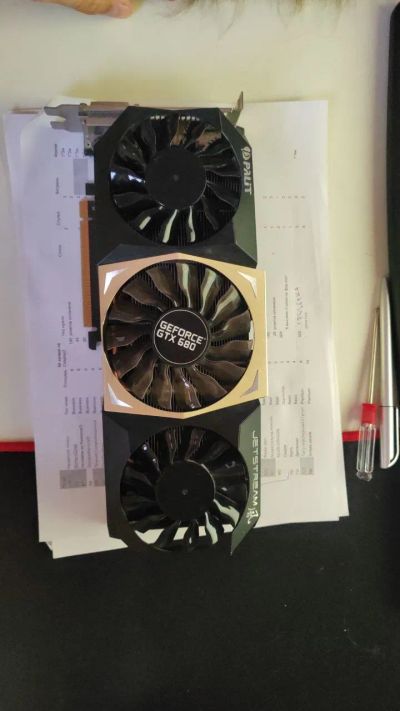 Лот: 20587125. Фото: 1. Видеокарта Gtx 680 4Gb от Palit. Видеокарты