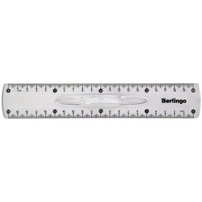 Лот: 20035781. Фото: 1. Линейка 20см. Berlingo ""Spike... Товары для черчения