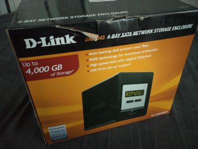 Лот: 15606286. Фото: 1. D-Link DNS-343 4-Bay sata network... Другое (сетевые устройства)
