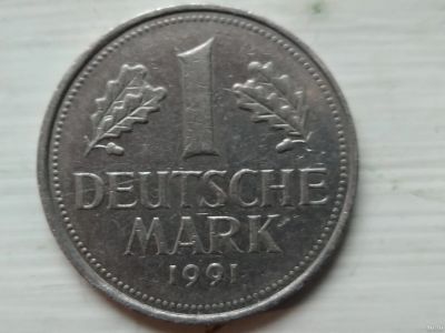 Лот: 17621095. Фото: 1. Германия. ФРГ. 1991 1 марка... Германия и Австрия
