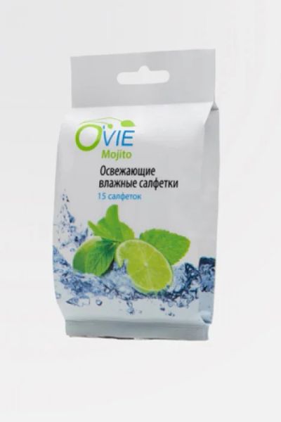 Лот: 7537312. Фото: 1. Влажные салфетки Ovie освежающие... Интимная косметика, смазки