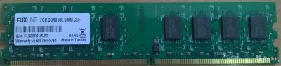 Лот: 6349867. Фото: 1. Память FoxLine 4GB (2 * 2Gb) DDR2... Оперативная память