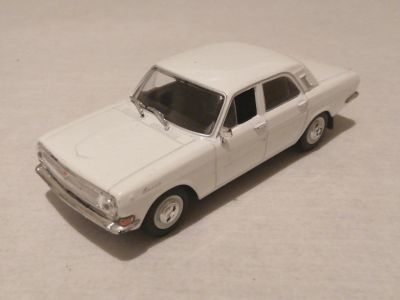 Лот: 17133190. Фото: 1. ГАЗ-24 "Волга", белая, 1:43, DeAgostini... Автомоделизм