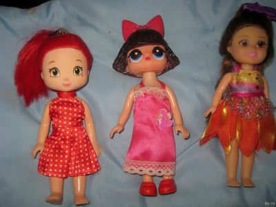 Лот: 18067617. Фото: 1. Три хорошеньких куколки - 16 см... Куклы и аксессуары