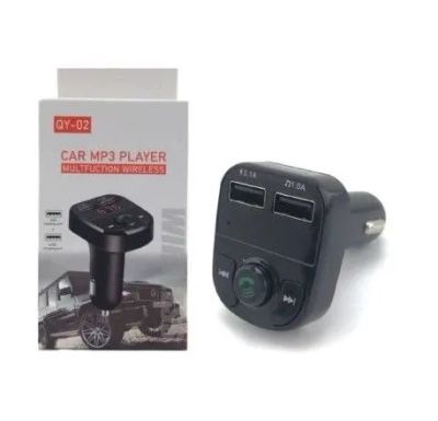 Лот: 22183437. Фото: 1. Модулятор Bluetooth EP QY02 2USB... FM-модуляторы, трансмиттеры