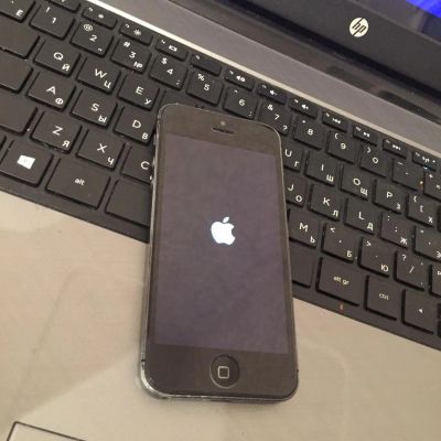 Лот: 8743829. Фото: 1. iphone 5 space grey 16 gb комплект... Смартфоны