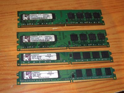 Лот: 3384113. Фото: 1. DDR2 1gb 800Mhz PC2-6400 Kingston... Оперативная память