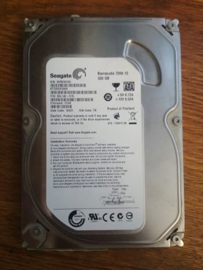 Лот: 14028117. Фото: 1. Seagate ST3320418AS. Жёсткие диски (HDD)