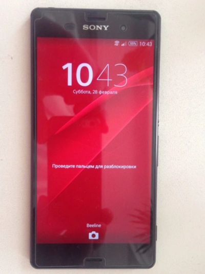 Лот: 5062239. Фото: 1. Sony xperia Z3 D6603 черный (экран... Смартфоны