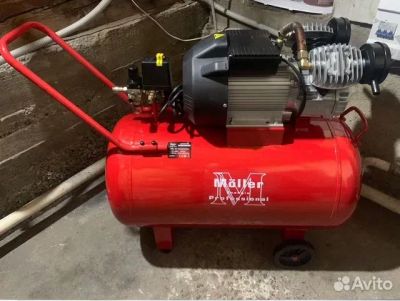 Лот: 23528863. Фото: 1. Компрессор воздушный Moller 100... Пневмоинструмент