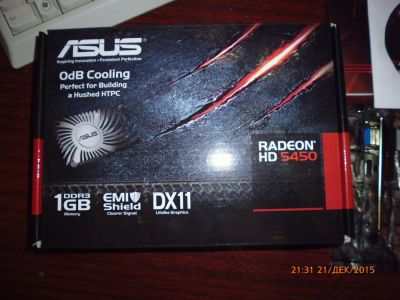 Лот: 6654789. Фото: 1. Видеокарта Asus Radeon HD 5450... Видеокарты