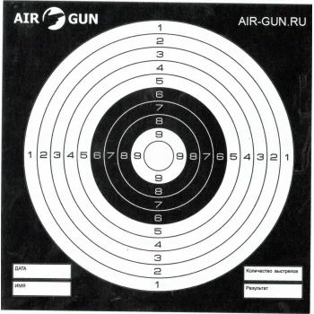 Лот: 3109120. Фото: 1. Мишени чёрные AIR-GUN.RU (50 шт... Аксессуары, запчасти