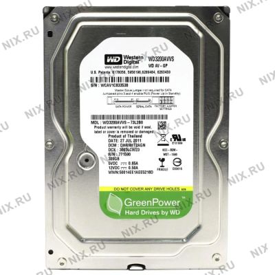 Лот: 5954502. Фото: 1. жесткий диск WD Green 320. Жёсткие диски (HDD)