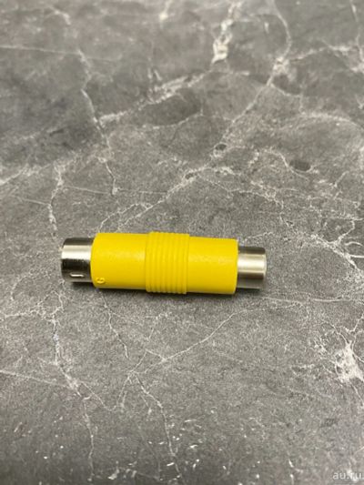 Лот: 17037171. Фото: 1. Переходник 8PIN S-video to RCA. Шлейфы, кабели, переходники