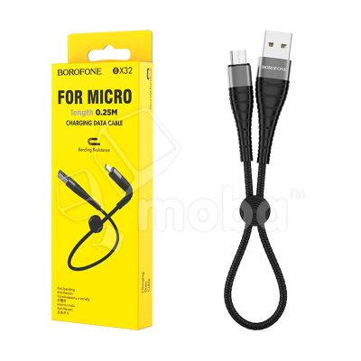 Лот: 19923461. Фото: 1. Кабель USB - MicroUSB Borofone... Дата-кабели, переходники