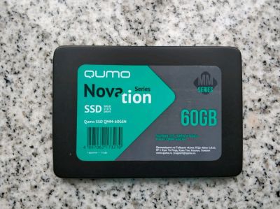 Лот: 11785539. Фото: 1. SSD Qumo Novation 60Gb. SSD-накопители