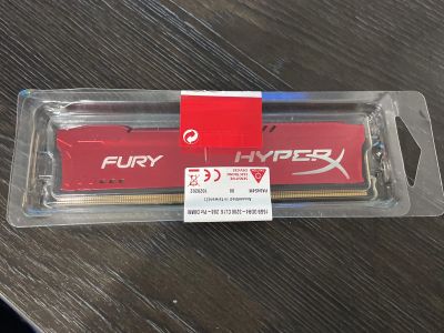 Лот: 20132123. Фото: 1. Hyperx fury ddr4 2666 16gb HX432C16FB... Оперативная память