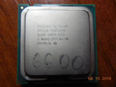 Лот: 8305721. Фото: 1. Intel Pentium E6600 3.06 GHz LGA775. Процессоры