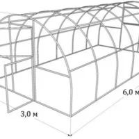 Лот: 2429036. Фото: 1. Теплица "Основа+" 3 х 6 (каркас... Теплицы