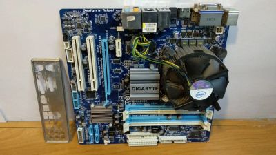 Лот: 18343866. Фото: 1. Материнская плата Gigabyte GA-EG41MFT-US2H. Материнские платы