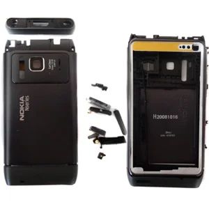 Лот: 3725813. Фото: 1. Корпус Nokia N8 Черный Бесплатная... Корпуса, клавиатуры, кнопки