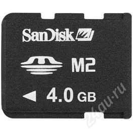 Лот: 1609618. Фото: 1. Карта памяти Sandisk M2 4GB. Карты памяти