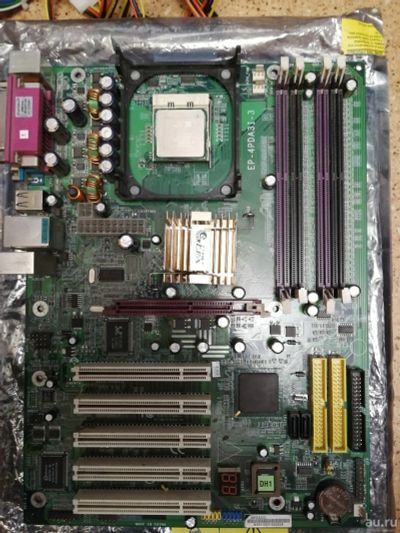 Лот: 13447545. Фото: 1. Epox ep-4pda3i-3 + Pentium 4 2... Материнские платы